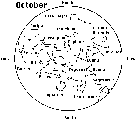 October Star Map