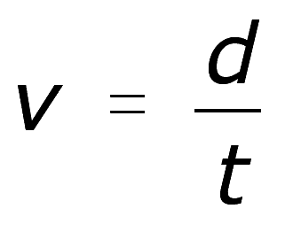 Velocity formula